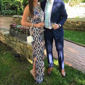 Multicolored Parker Evening Dress